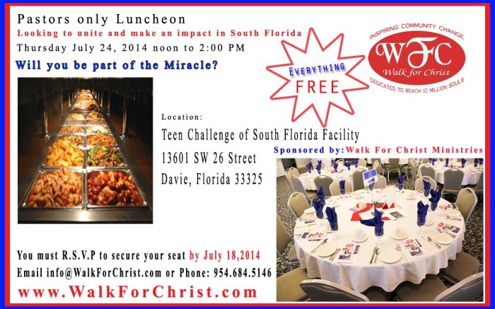 pastor-only-luncheon Flyer